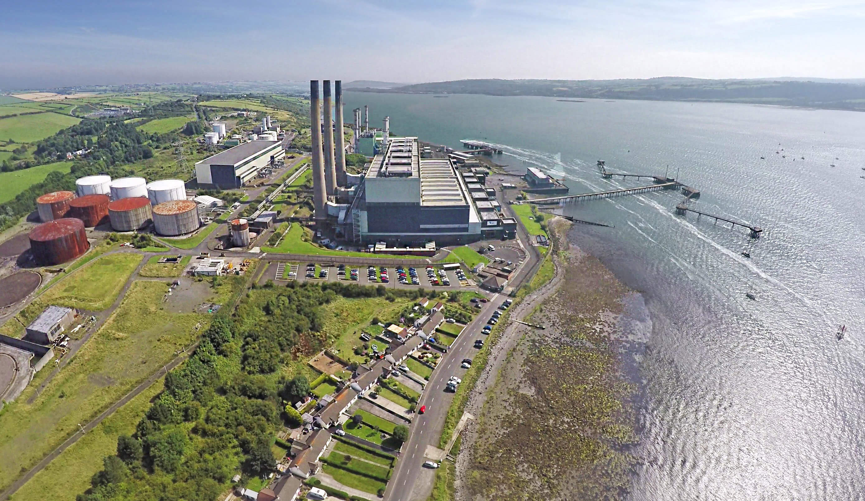 Ballylumford Power Station exterior